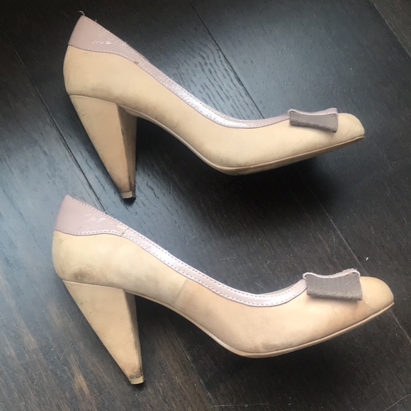 Seychelles suede bow heel 7.5 - Picture 3 of 7